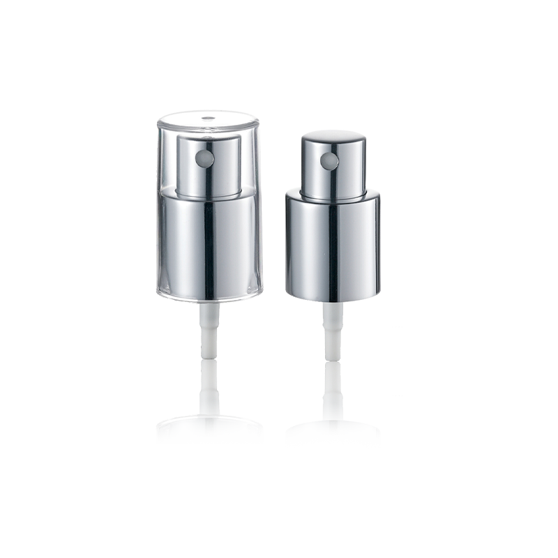 หัวปั๊มเครื่องสำอางสีเทากลาง จำหน่ายของเหลว-HY20B-07