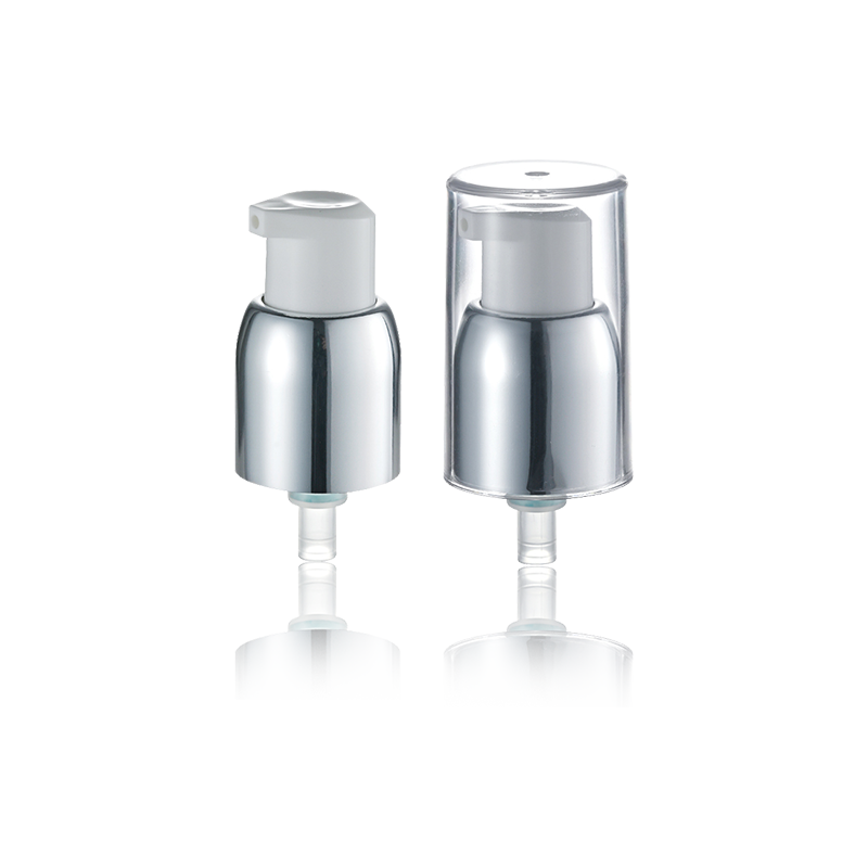 หัวปั๊มเครื่องสำอาง Matte Silver Liquid Distributor-HY20A-10