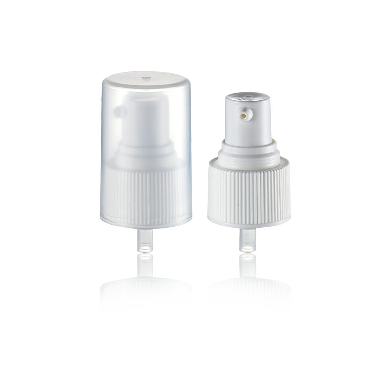 หัวปั๊มเครื่องสำอางสปริงเนียน จำหน่ายของเหลว-HY24A-01