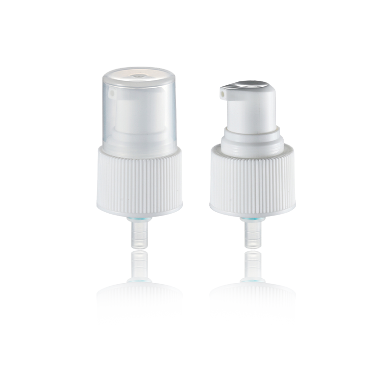 หัวปั๊มเครื่องสำอางเกลียวกันลื่น Liquid Distributor-HY24A-06