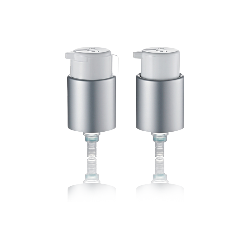 หัวปั๊มเครื่องสำอางดีไซน์ป้องกันน้ำหยด Liquid Distributor-HY24A-31