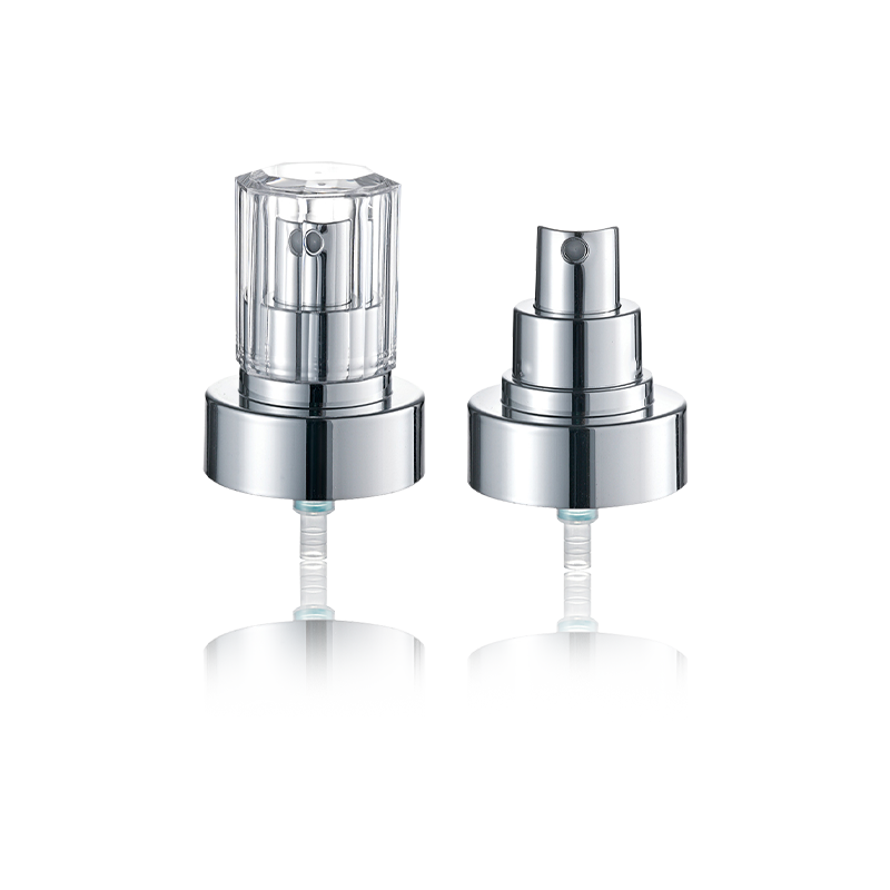 หัวปั๊มเครื่องสำอางเคลือบเงากระจก จำหน่ายของเหลว-HY24B-55