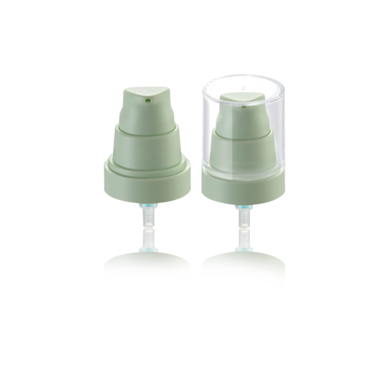 หัวปั้มเครื่องสำอางสีเขียวเรียบหรู จำหน่ายน้ำยา-HY20A-16