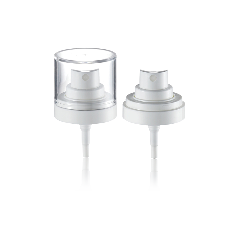 HY32B-55 เครื่องสำอาง หัวปั๊มโลชั่น สีขาว 32/410 ครึ่งฝา